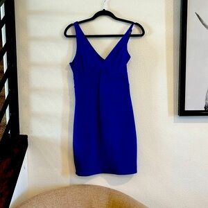 Lulus royal blue mini body con dress
